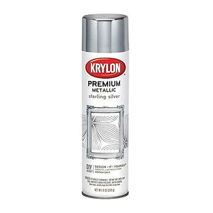 Krylon Premium Metallic Spray Paint Sterling Silver 8oz Krylon Premium Metallic Spray Paint Sterling Silver 8oz